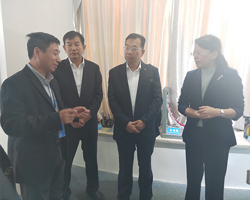 山东省枣庄市委常委 峄城区委书记于玉一行参观乐鱼注册-乐鱼(中国)公司展示厅(2019)